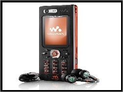 Słuchawki, Sony Ericsson W880i, Czarny