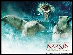 powóz, niedźwiedzie, królowa śniegu, The Chronicles Of Narnia, śnieg