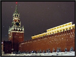 Spasska, Kreml, Moskwa, Rosja, Wieża