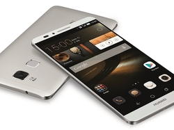 Srebrny, Smartfon, Telefon, Huawei Mate 8
