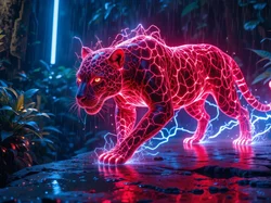 Stąpanie, Jaguar, Grafika