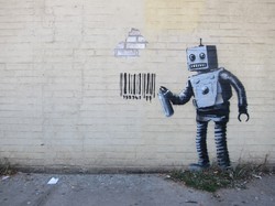 Street art, Robot, Banksy