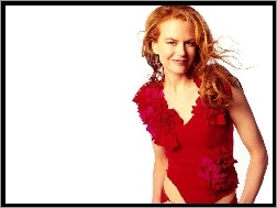 Sukienka, Nicole Kidman, Czerwona