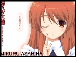 oko, Suzumiya Haruhi No Yuuutsu, Mikuru Asahina