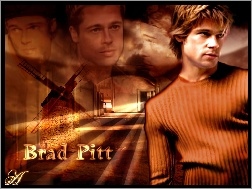 sweterek, Brad Pitt, wiatrak