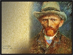 W Szarym Kapeluszu, Vincent Van Gogh, Autoportret