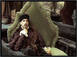 szata, mężczyzna, Merchant of Venice, krzesło
