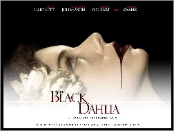 szminka, twarz, Black Dahlia, kobiety