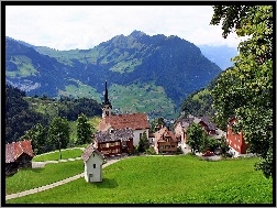 Szwajcaria, Lasy, Góry, Kościół