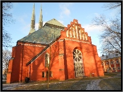 Szwecja Växjö, Zabytki, Kościoły, Budowle