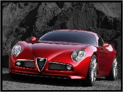 Szyba, Alfa Romeo 8C Competizione, Halogeny
