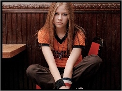 T-shirt, Avril Lavigne, Pomarańczowy