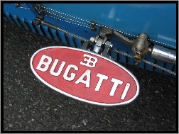 Bugatti, tablica rejestracyjna