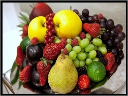 Owoce, Talerz, Różnorodne
