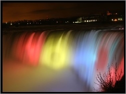 Tęczy, Niagara, Wodospad, Kolory