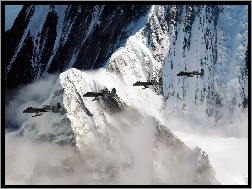 Thunderbolt A-10, Góry, Samoloty, Zima