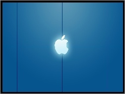 Tło, Apple, Białe, Niebieskie
