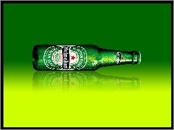 Tło, Zielono, Heineken, Butelka, Żółte