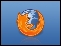 Tło, Firefox, Logo, Niebieskie
