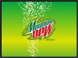 Tło, Dew, Mountain, Logo, Jasnozielone