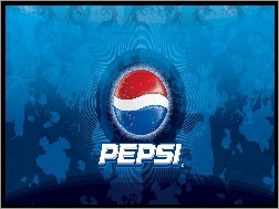 Tło, Pepsi, Logo, Niebieskie