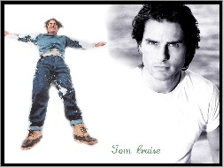 Tom Cruise, biała koszulka