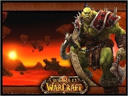 topór, postać, World Of Warcraft, fantasy