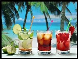 Tropik, Drinki, Owocowe, Ocean
