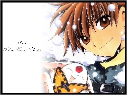 Tsubasa Reservoir Chronicles, chłopak, śnieg, zwierzątko