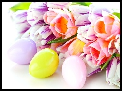Jajeczka, Tulipany, Wielkanocne