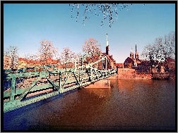 Tumski, Odra, Wrocław, Most