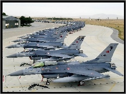 Turcja, F-16, Lockheed Martin, Lotnisko