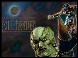 logo, potwór, postać, Legacy Of Kain Soul Reaver, twarz