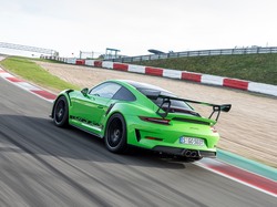 Tył, Zielone, Porsche 911 GT3 RS