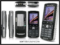 Tył, Profil, Sony Ericsson K750i, Przód