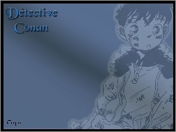 ubranie, rysunek, Detective Conan, chłopiec
