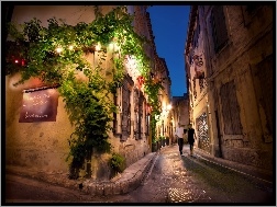 Francja, Ulica, Domy, Saint Remy De Provence