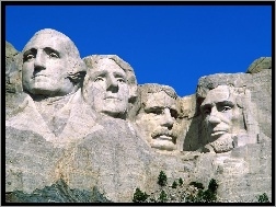 USA, Twarze, Mount Rushmore, Góra, Prezydentów