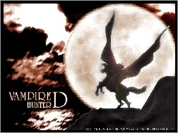 Vampire Hunter D - Bloodlust, pegaz, księżyc