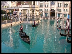 Łódki, Venetian, Kanał