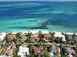Bahamy, Nassau, Ocean Atlantycki, Domy, Creek Village, Morze, Wyspa New Providence