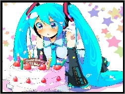 Urodzinowy, Vocaloid, Tort