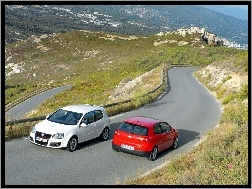 Volkswagen Golf 5, Biały i Czerwony