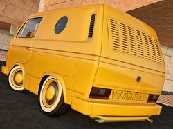 Volkswagen T3 Transporter, 3D