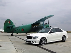 W204, Lotnisko, AMG, Mercedes, Samolot
