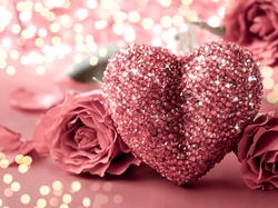 Serce, Walentynki, Róże