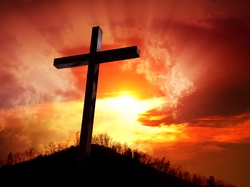 Wielkanoc, Pasja, Chrześcijaństwo, Krzyż, Zachód słońca