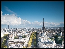 Wieża Eiffla, Miasto, Paryż