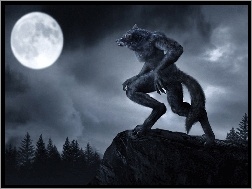 Noc, Wilkołak, Księżyc
