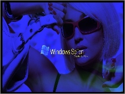 Windows 7, Kobieta, Logo